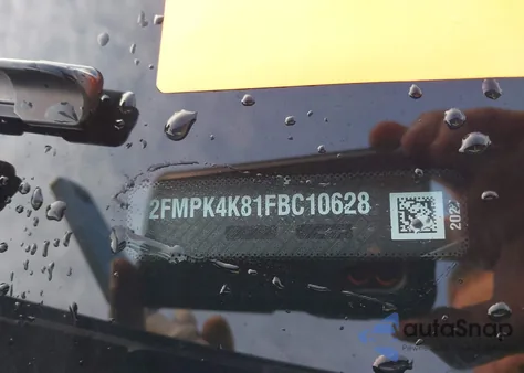 2015 Ford Edge Titanium from USA, damaged, VIN 2FMPK4K81FBC10628